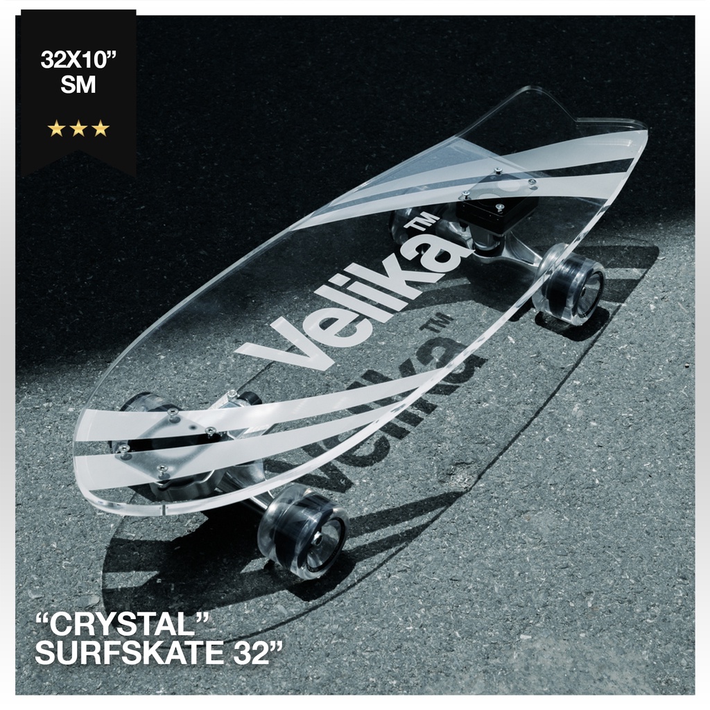 SurfSkate เซิร์ฟเสก็ต "CRYSTAL" Surfskate 32" | Velika
