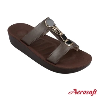 Aerosoft (แอโร่ซอฟ) รองเท้าแตะผู้หญิง รองเท้าแฟชั่น แบบสวม นิ่มๆ เพื่อสุขภาพ รุ่น FW8384