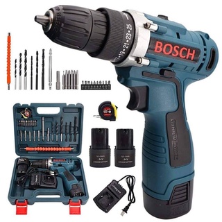 (ลดราคาล้างสต็อค)ชุดกระเป๋าสว่านไร้สาย Bosch  54V (10 mm.) 2 ระบบ พร้อมอุปกรณ์พื้นฐานใช้งานได้ทันที งานใต้หวันเกรดเอป้าย