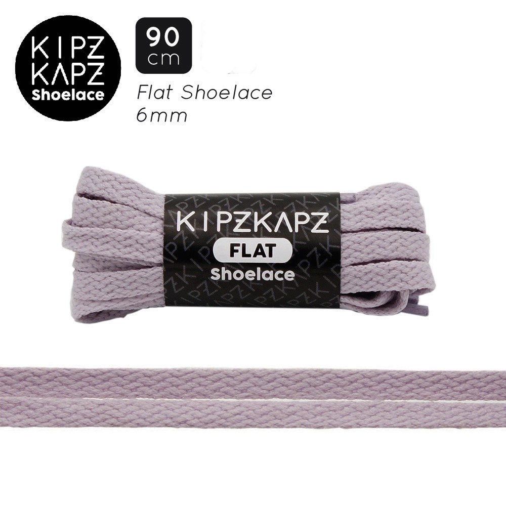 KIPZKAPZ FSP41 Taro 90cm - เชือกผูกรองเท้าแบบแบน 6mm