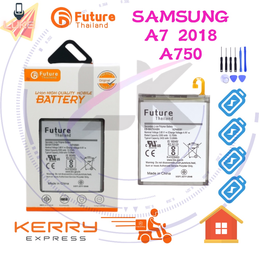 แบตเตอรี่ Future แบตเตอรี่มือถือ SAMSUNG A7 2018 A750 Battery แบต SAMSUNG A7 2018 A750 มีประกัน 6 เดือน