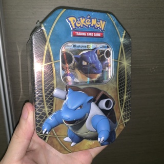 Pokemon - 2014 Blastoise Ex Tin - Factory Sealed ใหม่!!