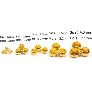 1.5-4 มม. Stopper Spacer ลูกปัดสําหรับ DIY สร้อยคอสร้อยข้อมือเครื่องประดับทํา