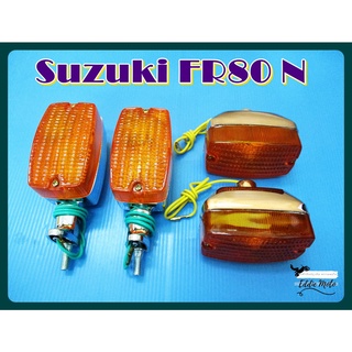 SUZUKI FR80N FRONT&amp;REAR TURN SIGNAL SET (4 PCS.)  // ไฟเลี้ยว หน้าหลัง ครบชุด (4 ดวง) สินค้าคุณภาพดี