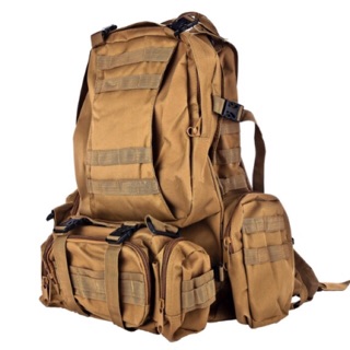 JUMBO TACTICAL CANVAS BAG PACK รุ่น AL-TCB/S (สีทราย)