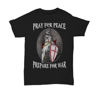 💙DRG💙Knight Templar T-Shirt Pray Warrior Of God Tee Gifts Christian Veteran Soldier