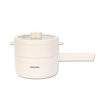 [ลูกค้าใหม่ ลด 200.-] KASHIWA หม้อไฟฟ้า พร้อม ซึ้งนึ่ง รุ่น KW-108  หม้อต้ม อเนกประสงค์ หม้อสุกี้ ชาบู