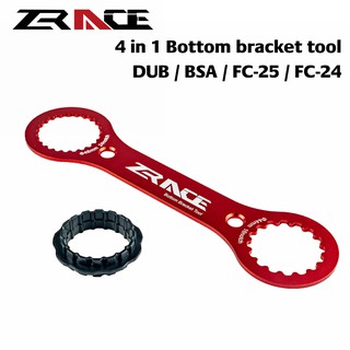 ZRACE 4 in 1 Bottom Bracket Wrench Tool , Compatible with SRAM DUB, SHIMANO BSA / FC-25 / FC-24