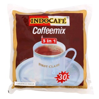 กาแฟปรุงสำเร็จ Indocafe Coffeemix 3 In 1 600g. Pack 30 Piece