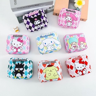 กระเป๋าอเนกประสงค์ Sanrio Characters ลายใหม่ วัสดุผ้าร่ม ขนาด 12 x 14 x 5 cm