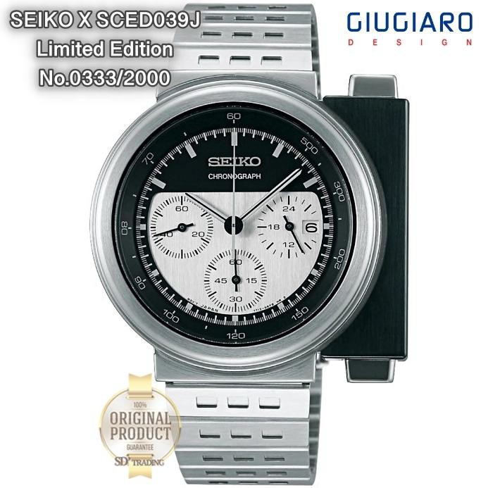 SEIKO X Giugiaro Design Spirit Smart Limited No.0333/2000 รุ่น SCED039J - Silver/Black