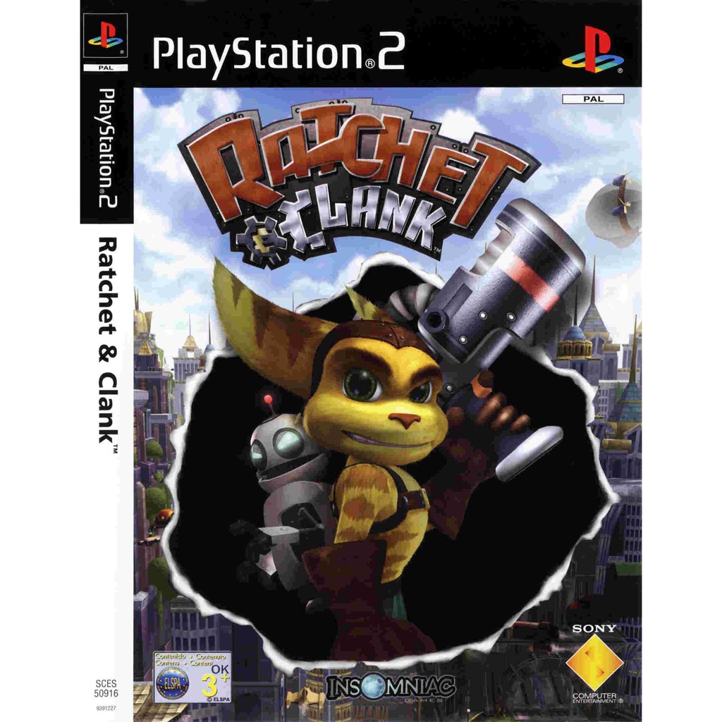 แผ่นเกมส์ Ratchet & Clank PS2 Playstation 2 คุณภาพสูง ราคาถูก