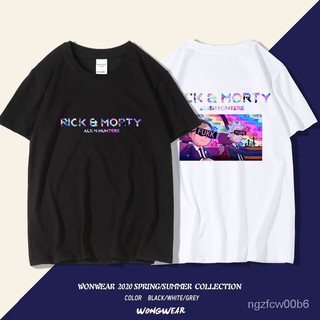 Rick and Mortyshirt Peripheral Joint Short Sleeverick and mortyRick and Modi Male Trendy T-shirt เสื้อยืด