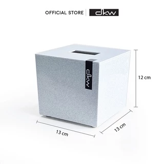 DKW HH-3019 กล่องกระดาษทิชชู่ Marble ใส่แบบม้วนหนาพิเศษ-ยาวพิเศษได้ (มีหลายสี)