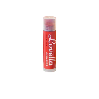 [โค้ด EXSAXQR ลด 20.-] ลิปสติกออแกนิค Red ลิปสีแดง แก้ปากดำ  Lovella Organics lip balm ลิปบำรุง ลิปออแกนิค ลิปสี