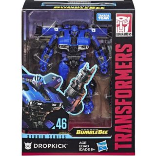 Transformers SS46 Studio Series 46 Deluxe Class Transformers Bumblebee Movie : Dropkick Action Figure