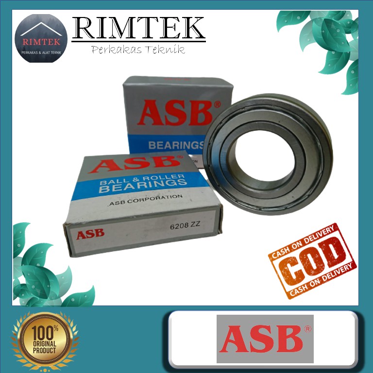 BEARING 6208 ZZ ASB / LAHER / LAKER 6208 ZZ ASB