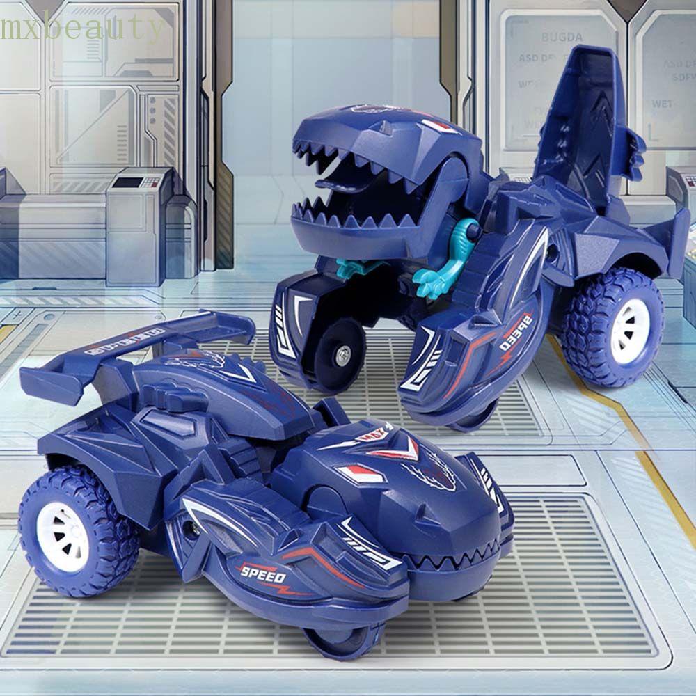 MXBEAUTY Creative Transformer Dinosaur Car Boys Dinosaur Robot Car Toy