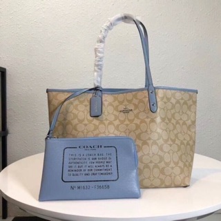 Coach Reversible Signatual City Tote