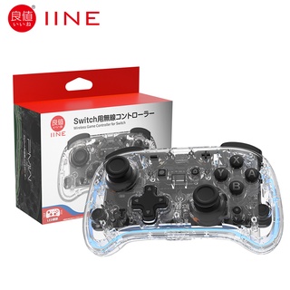 Iine Gen4 RGB ตัวควบคุมแบบไร้สาย รองรับไอน้ำ PC สําหรับ Nintendo Switch Switch Lite Swtich OLED