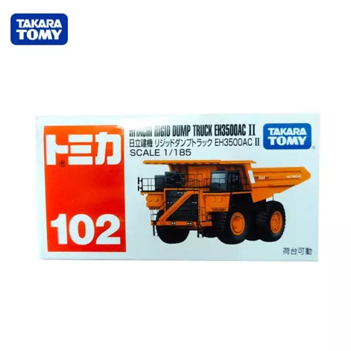 Takara Tomy โมเดลรถเหล็ก Tomica โทมิก้า No.102 Hitachi Construction
