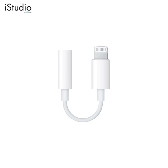 Apple Lightning To 3.5 mm Headphone Jack Adapter [iStudio by UFicon]