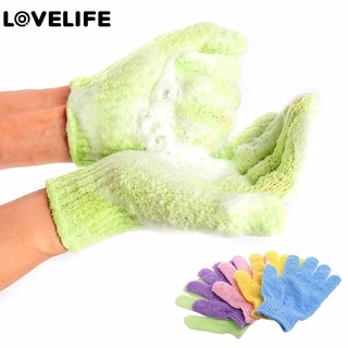 [Exfoliating Bath Foaming Gloves] [ถุงมือขัดผิว] [อุปกรณ์อาบน้ํา]