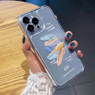 เคส TPU Space Case อ่อนอะคริลิค For i 14 11 13 7 8 Plus 12 13 11 Pro Max X XS Max 11 13 12 Pro 7 8 SE 2020 ใสเคสมือถือ