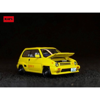 (INNO64) Honda City Turbo II Yellow 1:64