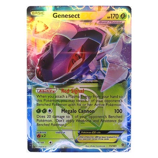 Genesect EX 11/101 เกโนเซ็กต์ Pokemon Matt Card ภาษาอังกฤษ