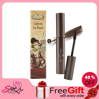 Gina Glam Coloring Eye Brown EyeBrow Mascara G38 จีน่า เกลม มาสคาร่าคิ้ว ที่เขียนคิ้ว จีน่าแกรม