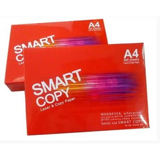 SMART COPY กระดาษถ่ายเอกสาร 80 แกรม ขนาด A4 บรรจุ 5 รีม รีมละ 500 แผ่น