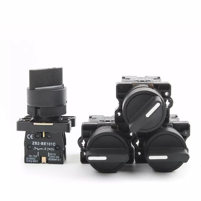 ซีเล็คเตอร์ สวิตซ์ 2/3 ตำแหน่ง Selector Switch 10A 22mm XBR-ED33,XBR-ED25
