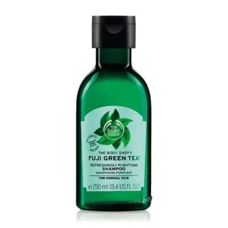 THE BODY SHOP แชมพู FUJI GREEN TEA™ REFRESHINGLY PURIFYING SHAMPOO 250ML. แชมพู ครีมนวดผม ผลิตภัณฑ์ดูแลเส้นผม ผลิตภัณฑ์ด