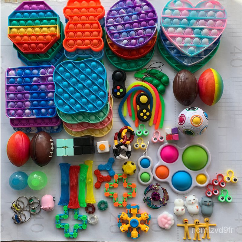 50 Styles Fidget Toys 20/23/24/32PCS Pack Sensory Toy Set Antistress ...