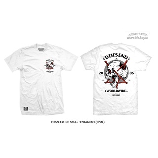 MTSN-141 DE SKULL PENTAGRAM(white)