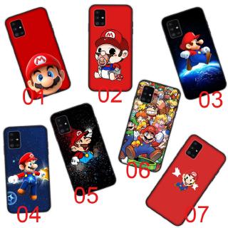 เคสโทรศัพท์มือถือแบบนิ่ม ลายซุปเปอร์มาริโอ้ สีดํา สําหรับ OPPO A53S A53 A31 A56 A85 A73 A83 A55 A1 A8