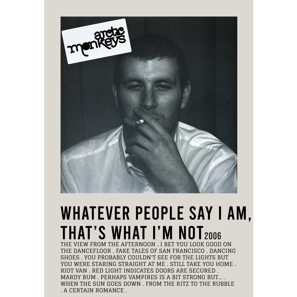 โปสเตอร์ คนไหน Say I Am, Thats What Im Not by Arctic Monkeys