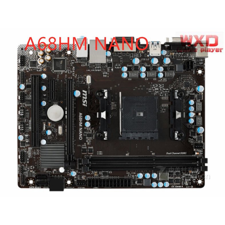 เมนบอร์ดนาโน สําหรับ MSI A68HM FM2 DDR3 RAM 32GB AMD A68 PCI-E3.0 A Series Athlon cpus E 3.0 USB3.0 SFXP #2