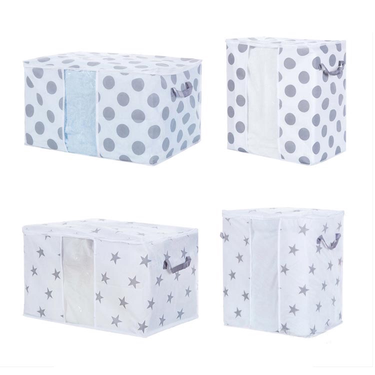 SNH-01/02 กล่องพับ กล่องอเนกประสงค์ สำหรับใส่เสื้อผ้า เก็บของ พับเก็บได้ จัดระเบียบ ความจุ 65 ลิตร - รูปที่ 3