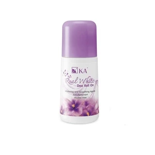 KA Real White Deo Roll On กลิ่น Freshly 25 ml. (1ชิ้น) /เคเอ เรียล ไวท์ ดีโอ กลิ่นเฟรชลี่ โรลออนระงับ