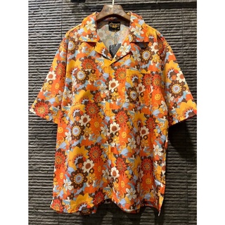 DREW HOUSE RAYON CAMP SHIRT VINTAGE FLORAL BY JUSTIN BIEBER เสื้อเชิ้ตแขนสั้น ทรงไหล่ตก ดรูเฮ้าส์ จัสตินบีเบอร์ ดอกไม้