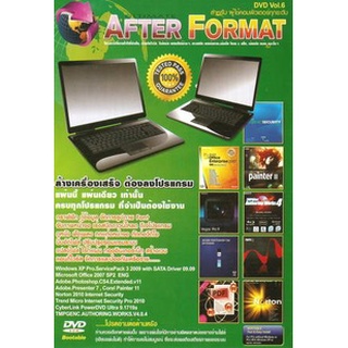 แผ่นโปรแกรมคอมพิวเตอร์ PC After Format Vol.6 ( 1 DVD )