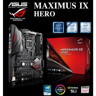 Mainboard INTEL ASUS MAXIMUS IX HERO (Socket 1151) มือสอง พร้อมส่ง แพ็คดีมาก!!! [[[แถมถ่านไบออส]]]