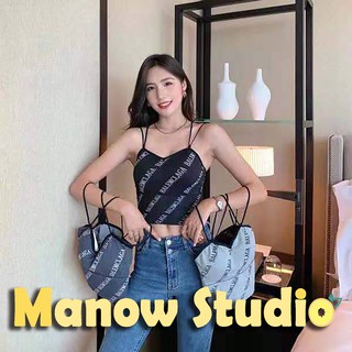 บราสายเดี่ยว เสื้อกล้าม สายเดี่ยว บราสายเดี่ยวแบบสวม E03# Manow.studio