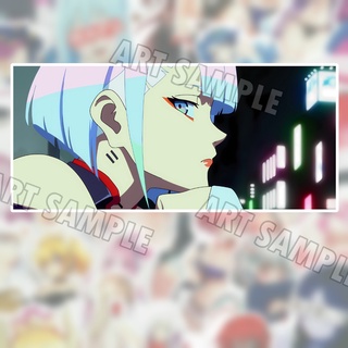 Cyberpunk Edgerunners Anime Lucy Sticker สติ๊กเกอร์ 2 ชิ้น Lucyna Kushinada Anime Sticker