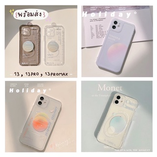 พร้อมส่ง เคสi13 13pro 13promax เคสแฟชั่น เคสขาวดำ เคสมีแหวน เคสมีที่ตั้ง