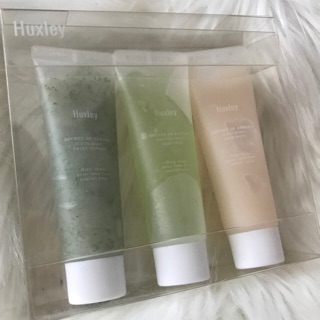 แท้ 💯% Huxley spa routine mini set 30ml. - sleep mask good night, - scrub, - healing mask