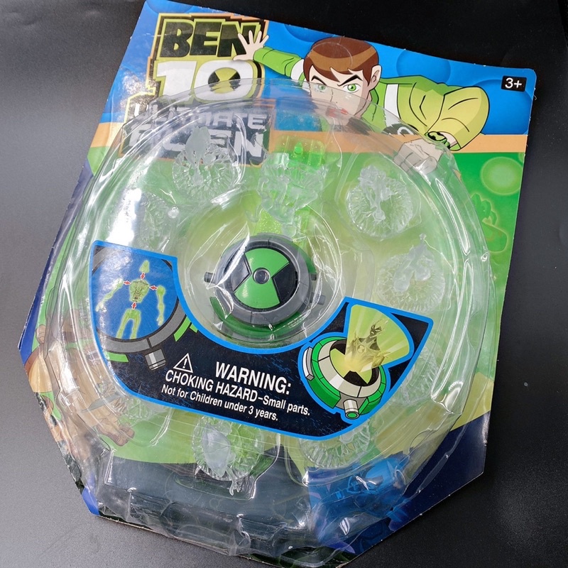 นาฬิกาข้อมือเด็กเล่น ออมนิทริกซ์ มี2สี ขาว กับเขียว แปลงร่างเบนเทน มีไฟ มีเสียง