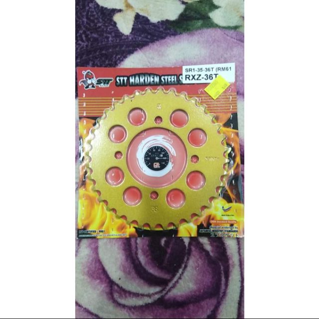 สเตอร์หลังสีทอง RXZ36-38T (415)ฟันของSTT